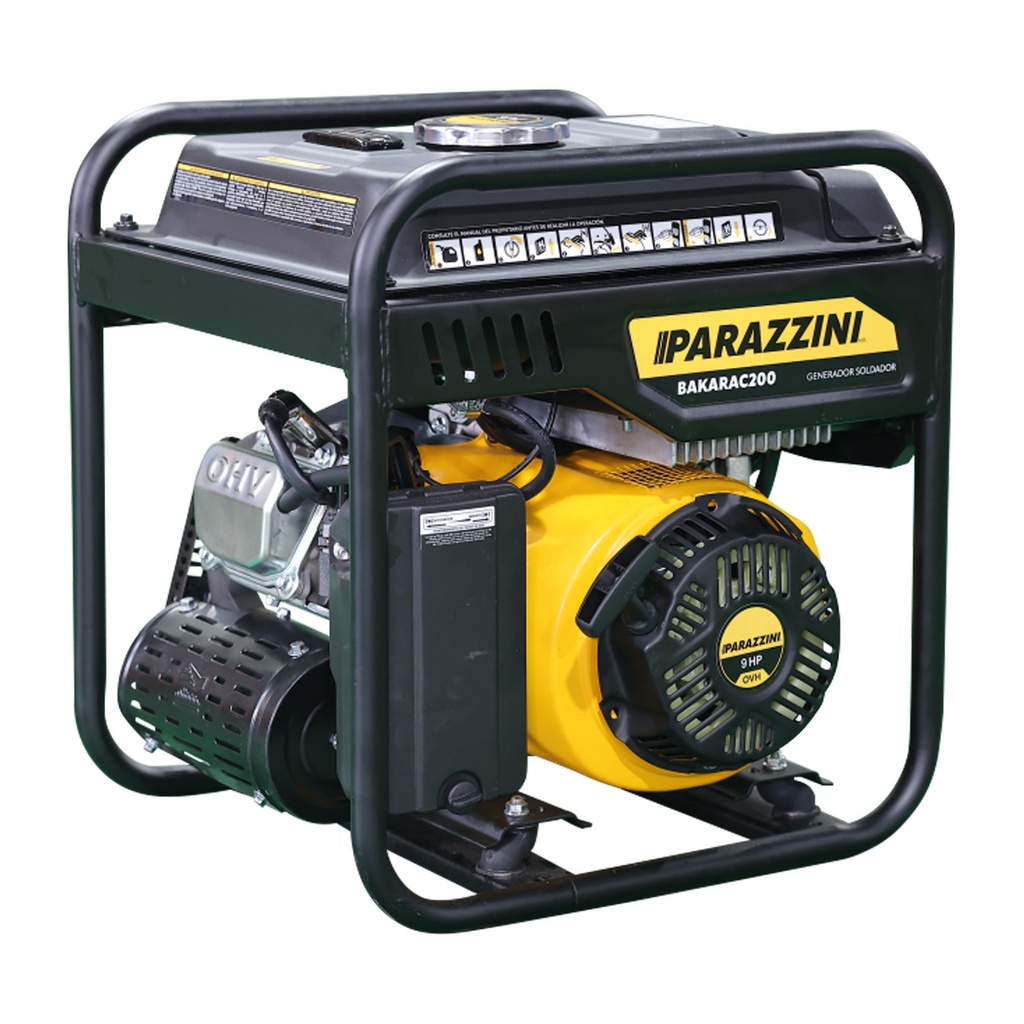 Generador soldador inverter 200A Parazzini BAKARAC200 - Imagen 5
